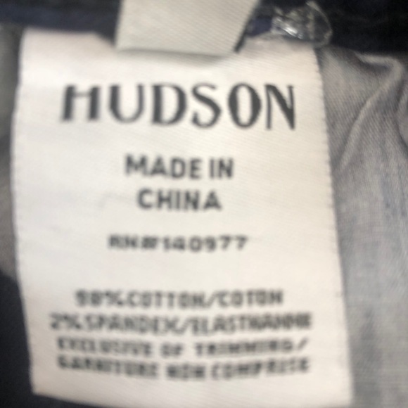 Hudson Dark Indigo Blue Skinny Denim Jeans 26 - Picture 7 of 7